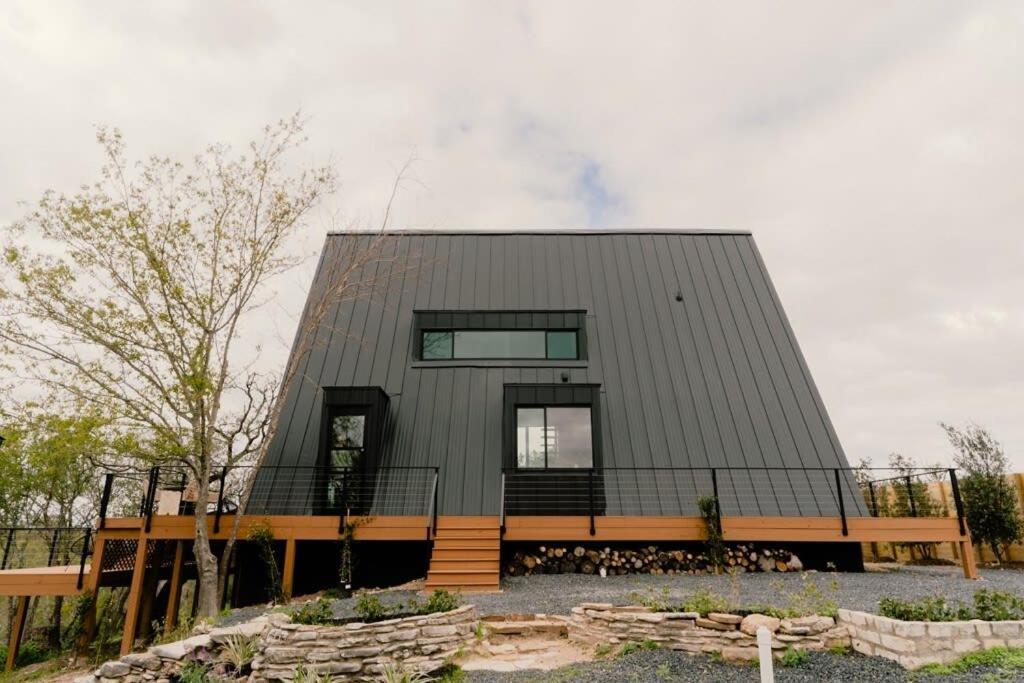 The Pedernales A-Frame Villa Fredericksburg Exterior photo